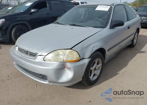 1997 Honda Civic Dx z USA, uszkodzony, nr VIN 1HGEJ6222VL097309